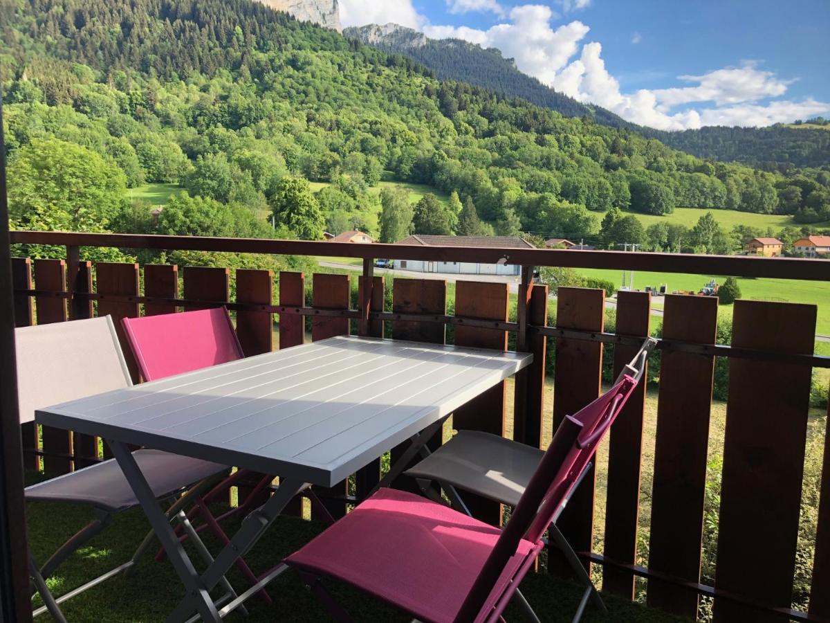 Studio Agreable Et Cosy Avec Vue Sur Les Memises Thollon-les-Memises Exteriér fotografie