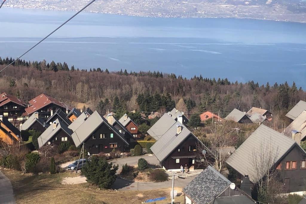 Studio Agreable Et Cosy Avec Vue Sur Les Memises Thollon-les-Memises Exteriér fotografie